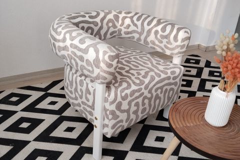 SWEET MOD BUKLE BERJER, GRİ DESENLİ