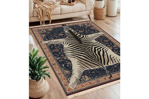 ZEBRA BASKILI DOKUMA TABAN HALI, 132 YNG, 150X230 CM