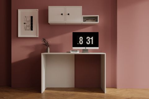 LUMA MODÜL DUVARA MONTE ÇALIŞMA MASASI, 2 KAPAKLI