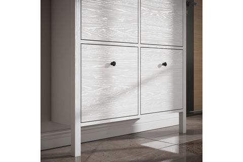 VENEZİA PREMİUM AYAKKABILIK WOOD BEYAZ, 4 KAPAKLI