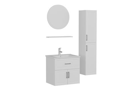 SANYA BANYO DOLABI AS2K1Ç82, BEYAZ, 65CM