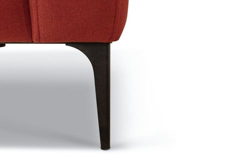 NORMOD İKİLİ KOLTUK, KIRMIZI, METAL SİYAH AYAK