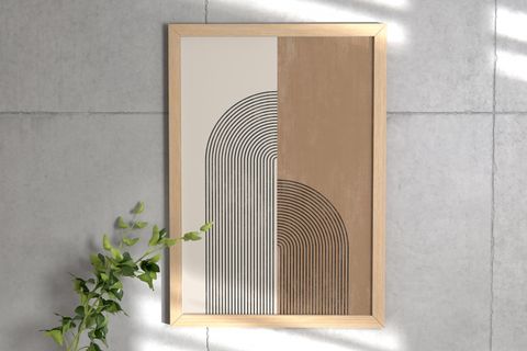 EARTH CIRCLES ÜÇLÜ ÇERÇEVELİ TABLO