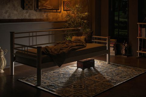 KAPPİS DAYBED METAL KARYOLA, BEYAZ, 90X200