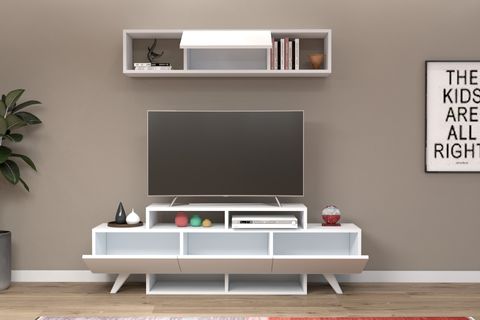 ALWİN TV ÜNİTESİ, BEYAZ