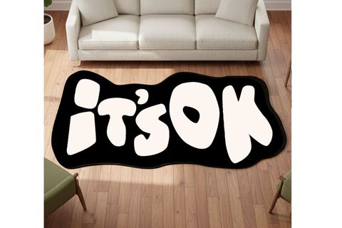 IT'S OK DOKUMA TABAN HALI, 421 YNG, 100X150 CM