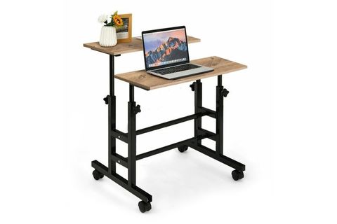 YÜKSEKLİK AYARLI LAPTOP MASASI, ATLANTİK ÇAM, 80X60