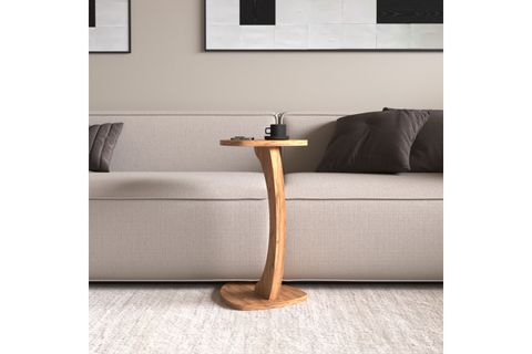 SELF TEKERLEKLİ YAN SEHPA, ÇAM