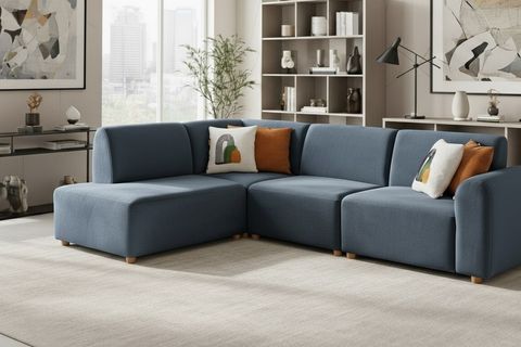 BRUSSELS SOL KÖŞE KOLTUK, MAVİ