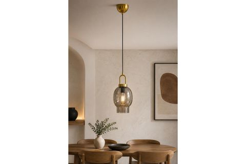 AURA TEKLİ FÜME CAMLI ESKİTME SARKIT