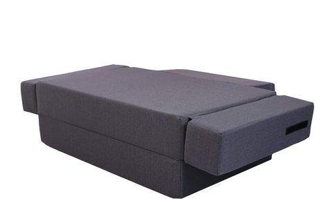 COMFY ÇİFT KİŞİLİK YATAK OLABİLEN KOLTUK, GRİ