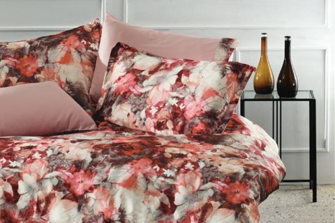 ROSELAND CRASH SATEN NEVRESİM TAKIMI, PEMBE