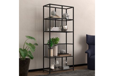 MARSAH HOME METAL KİTAPLIK, SİYAH