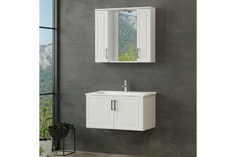 SANYA BANYO DOLABI 85CM AS2K 2K1A ETJ BEYAZ