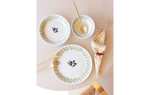 THE MİA OLİVOS PASTA TABAĞI 6LI SET 19 CM OVS0002