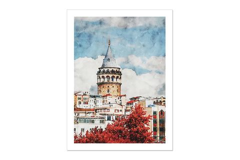 SULUBOYA GALATA KULESİ POSTERİ ÇERÇEVESİZ