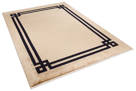 MAVERA BEJ SİYAH MAKİNE HALI 200X290