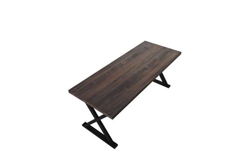 WOODESK RIHTIM MASİF VENGE RENK 150X80 YEMEK MASASI CPT7317-150