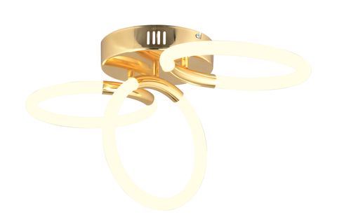 HONOS ÜÇLÜ LEDLİ AVİZE, GOLD
