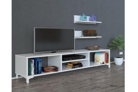 TELEVİZYON SEHPASI MONAKO120 BYZ TV ÜNİTESİ RAFLI