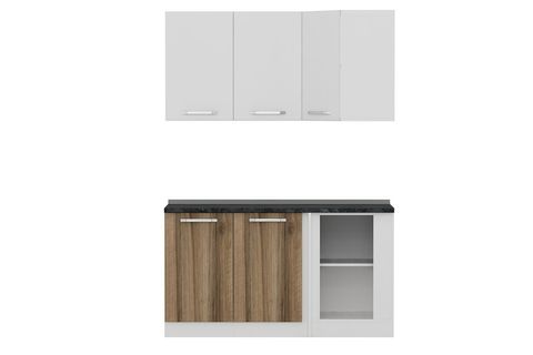 MİNAR 150CM KÖŞE MUTFAK DOLABI BEYAZ DORE K150D1