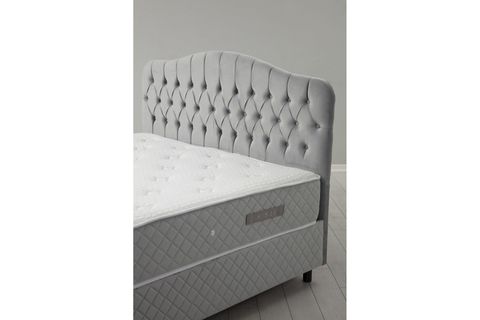 VASSİ SONATA ÇİFT KİŞİLİK BAZA+BAŞLIK+YATAK, GRİ, 150X200