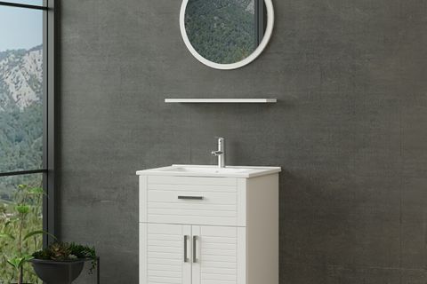 VERA BANYO DOLABI 65CM AY2K1Ç+1YA1R+ETJ BEYAZ