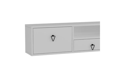 DROPDD TV SEHPASI, BEYAZ SİYAH KULP, 1303DROPDD 1