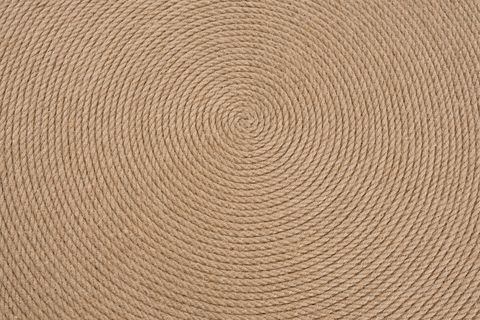 AYLEM HOME DAİRE JÜT HASIR KİLİM DOĞAL EL DOKUMA HALI 80X80