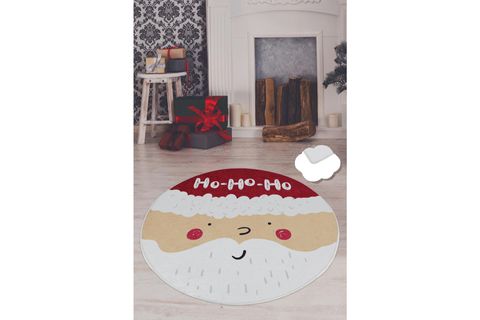 HO HO HO DJT YILBAŞI HALISI ÇAP 100