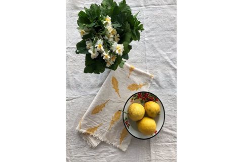 MOİRATELİER EL BASKISI ÇOK AMAÇLI MUTFAK BEZİ SETİ, İKİLİ