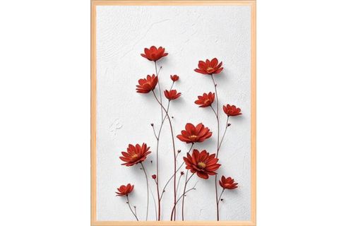 ÇİÇEKLER TABLO SETİ, 50X70