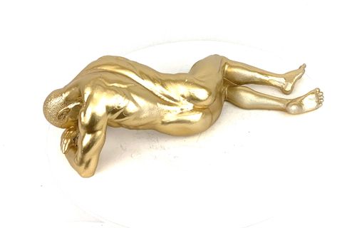 BY ARİ ANATOMİK HEYKEL GOLD RENK