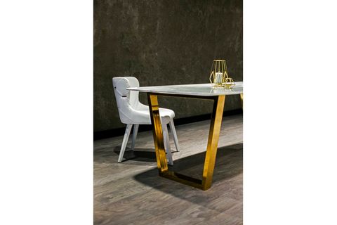 GLORİA MERMER MASA BEYAZ