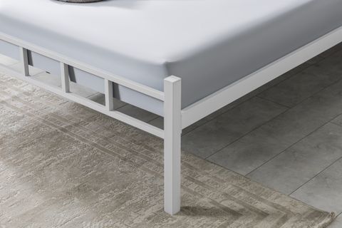 EVGER METAL KARYOLA, K90, BEYAZ, 140X200