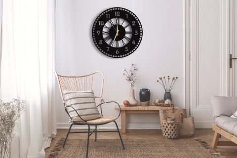 DEKORATİF DUVAR SAATİ, 50 CM, 108A