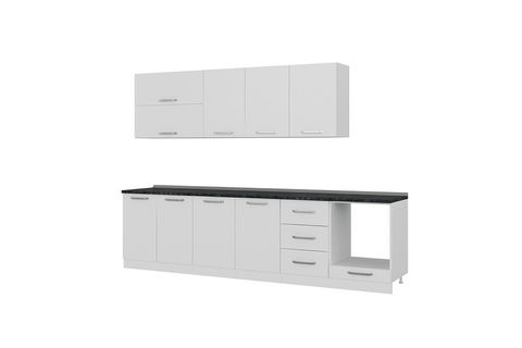 MİNAR BASİC 300 CM MUTFAK DOLABI BEYAZ 300-B7