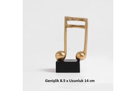 NOTA FİGÜRÜ BİBLO, GOLD