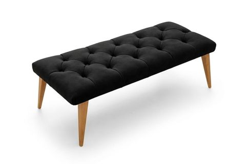 İDEAL  PUF, SİYAH, CEVİZ AYAK