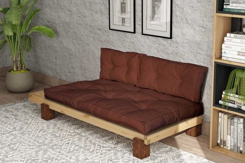 WOODESK ARİN MASİF SEDİR, NATURAL-KİREMİT RENK, CPT8373-200
