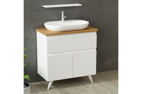 NİKA BANYO DOLABI AY2K1Ç144, BEYAZ, 100 CM