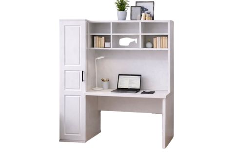 MERİSA TEK KİTAPLIKLI ÇALIŞMA MASASI, BEYAZ