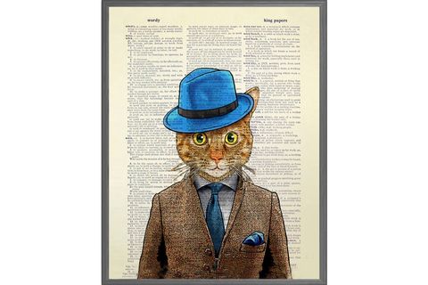 SEVİMLİ KEDİ KÖPEK TABLO SETİ, 35X50, 1