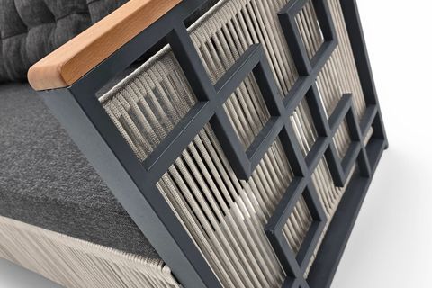 PUSULA METAL ÜÇLÜ OTURMA GRUBU, CAPPUCİNO