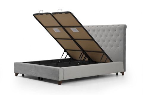 DELUXE BAZA+BAŞLIK, GRİ, 160X200
