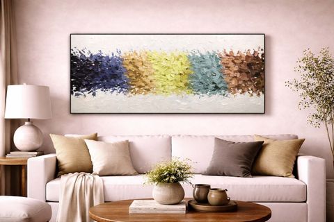 RENGARENK SOYUT ÇALIŞMASI ORİJİNAL YAĞLI BOYA TABLO