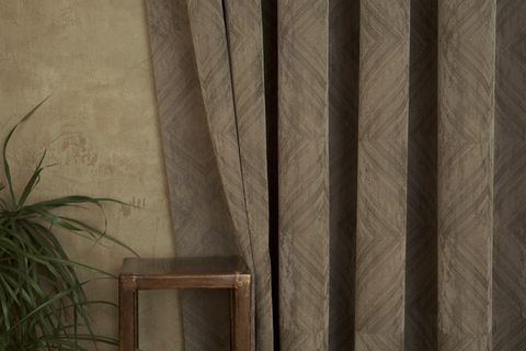 MASSARELLİ FON PERDE PRİZMA DESEN AÇIK KAHVE 1-2 SEYREK PİLE 60X260