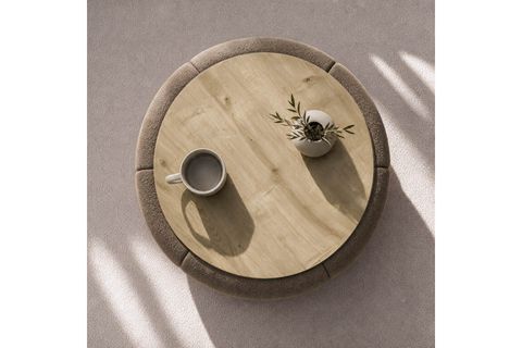 MODEİUS SEHPALI PUF, SAFİR MEŞE MOCHA
