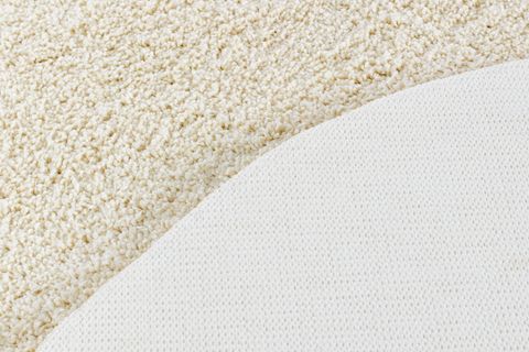 EUROBANO HOME KREM SHAGGY KIVIRCIK HALI KAYMAZ TABANLI İKİLİ SET BANYO HALISI