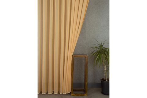 MASSARELLİ ETAMİN TÜL SARI  PİLESİZ 150X260